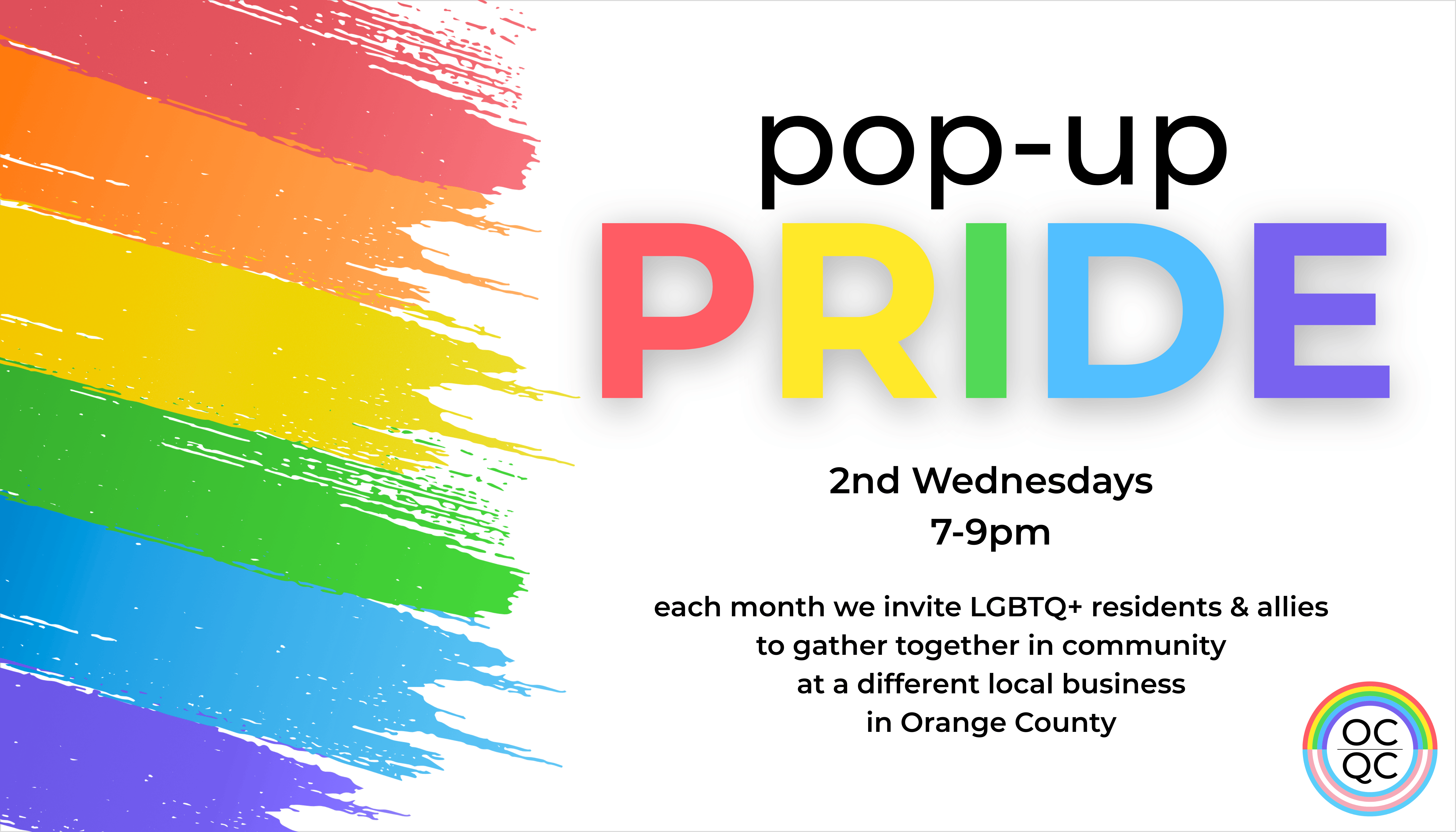 OCQC Pop-up event banner